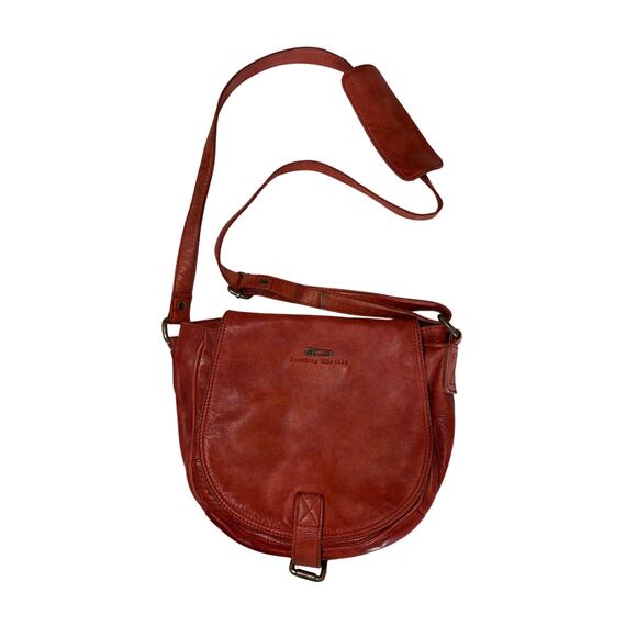 IKKS “Something Like IKKS” Red Leather Crossbody Bag - Picture 1 of 9